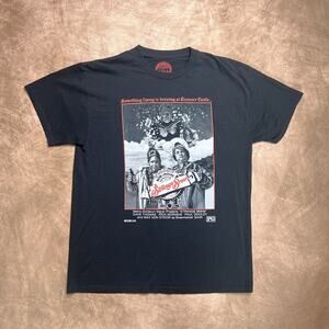 Media Crypt Strange Brew Movie T-Shirt Black & White Screen Printing VHS Men's L